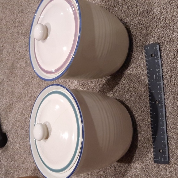 Pfaltzgraff Northwinds large canister(s) with lids - Picture 1 of 5